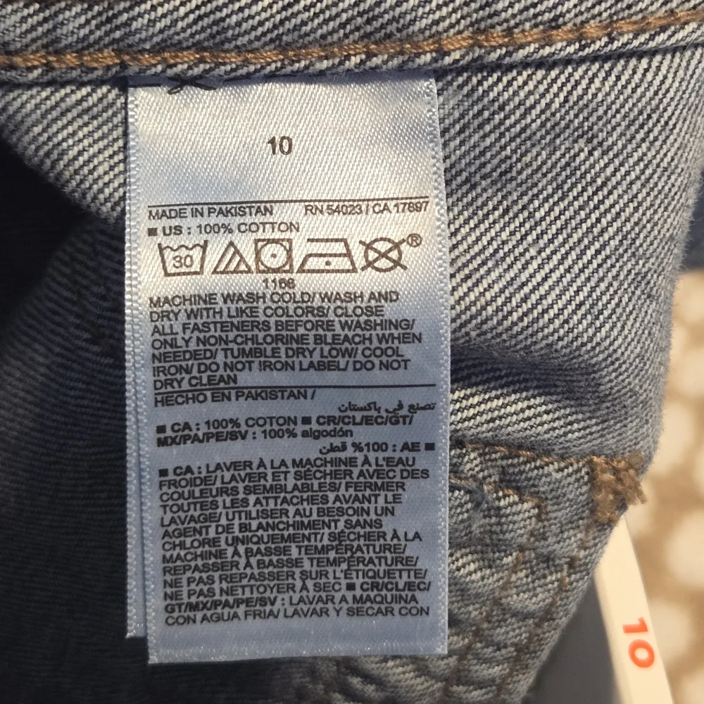 Old Navy Womens High Waisted Baggy Wide Leg Denim Jeans Size 10 - Picture 9 of 12